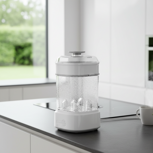 Stérilisateur Biberon Électrique, Vapeur avec séchage Express