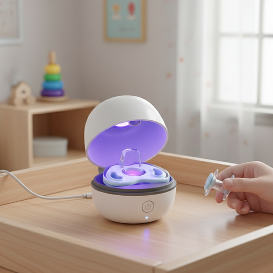 Stérilisateur tétine discret pour les sorties en famille