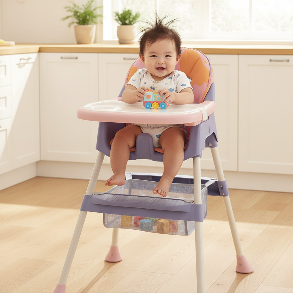 Chaise haute bébé confort & sécurité