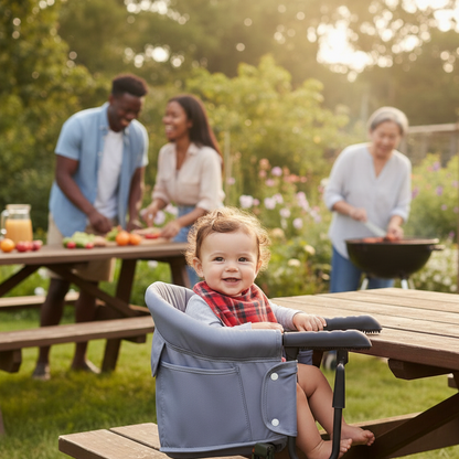 Siège pour table bébé sûr & pliable