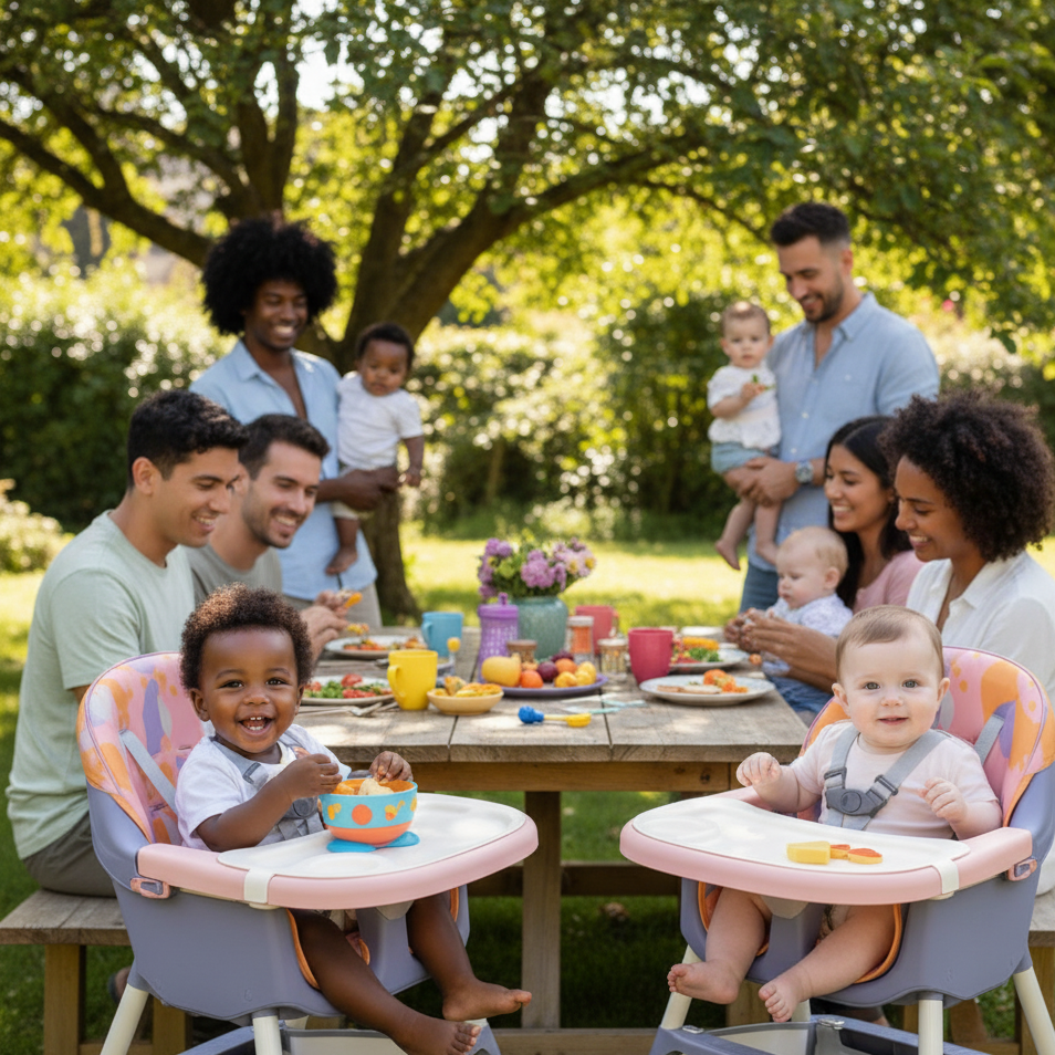 Chaise haute bébé confort & sécurité