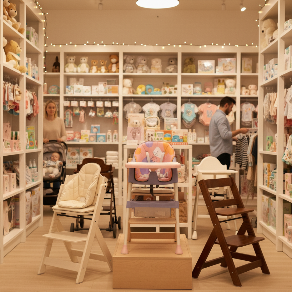 Chaise haute bébé confort & sécurité