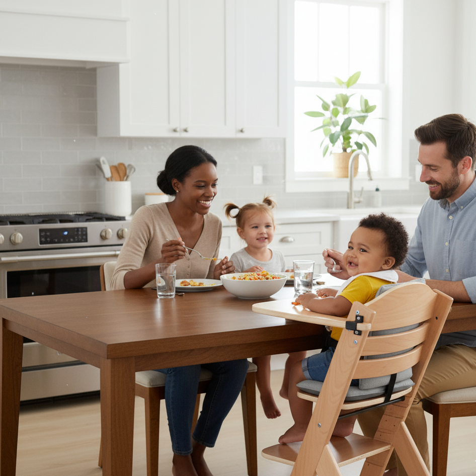 Chaise Haute Bébé – Évolutive