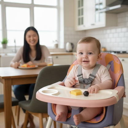 Chaise haute bébé confort & sécurité