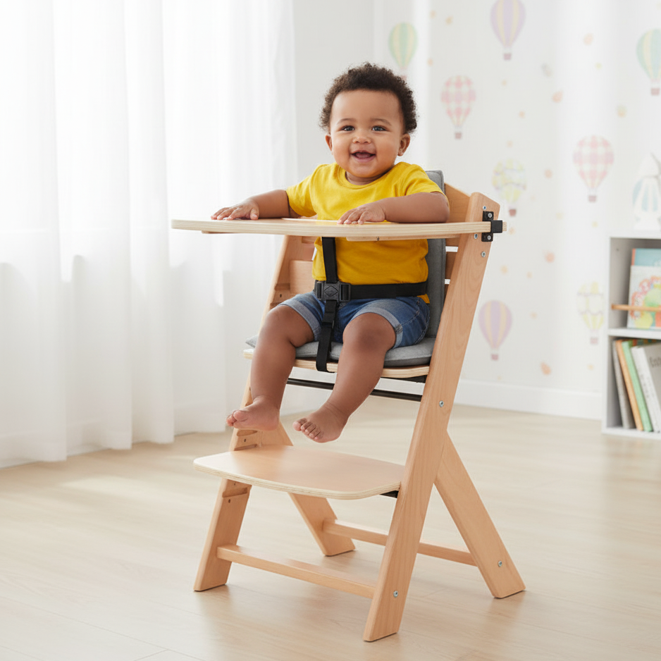 Chaise Haute Bébé – Évolutive
