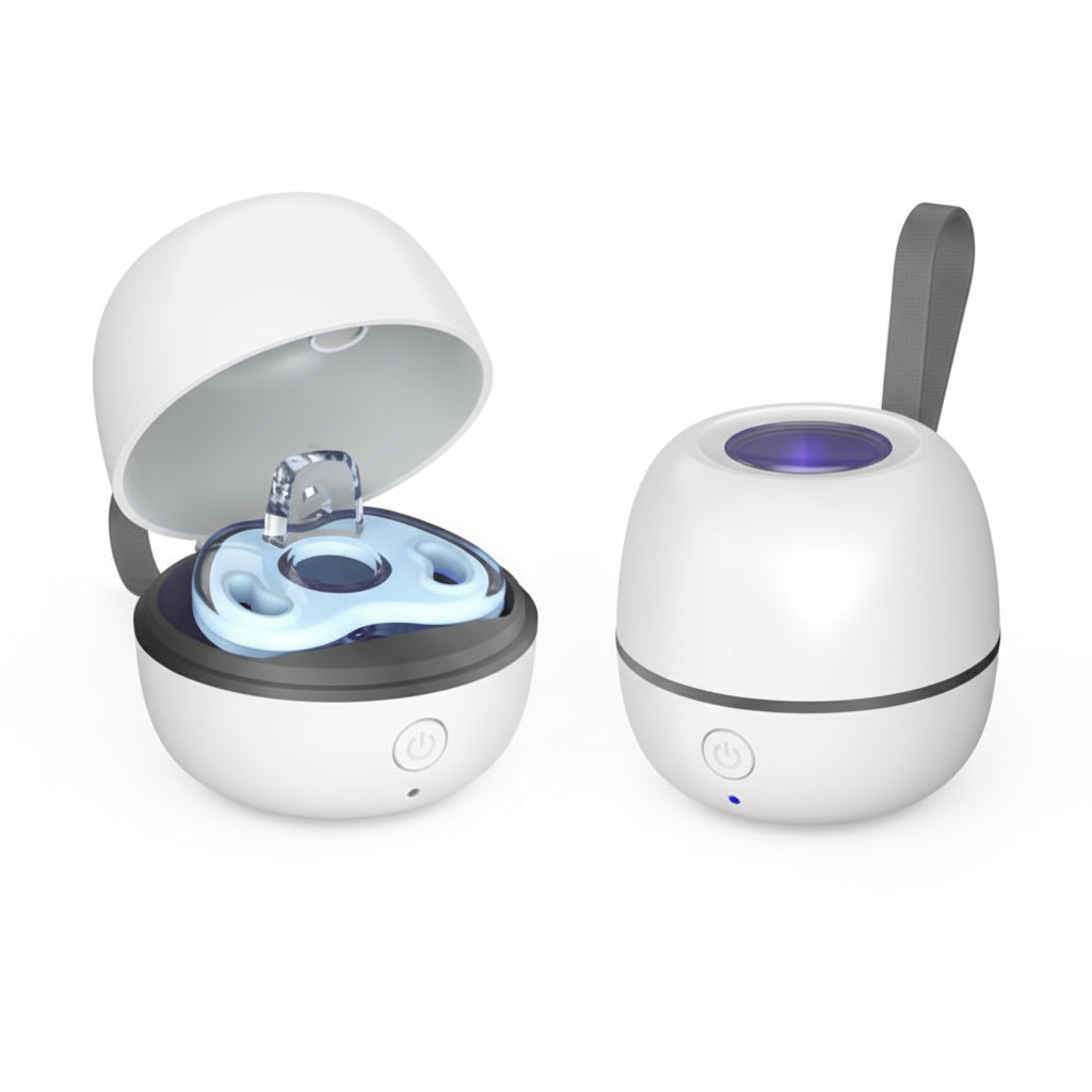 Stérilisateur tétine discret pour les sorties en famille