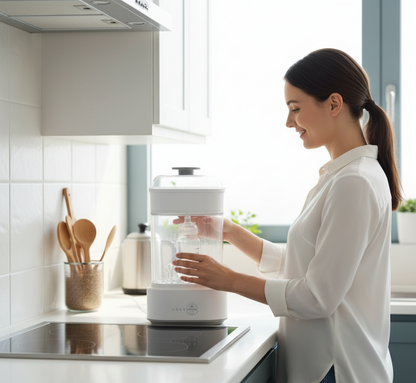 Stérilisateur Biberon Électrique, Vapeur avec séchage Express