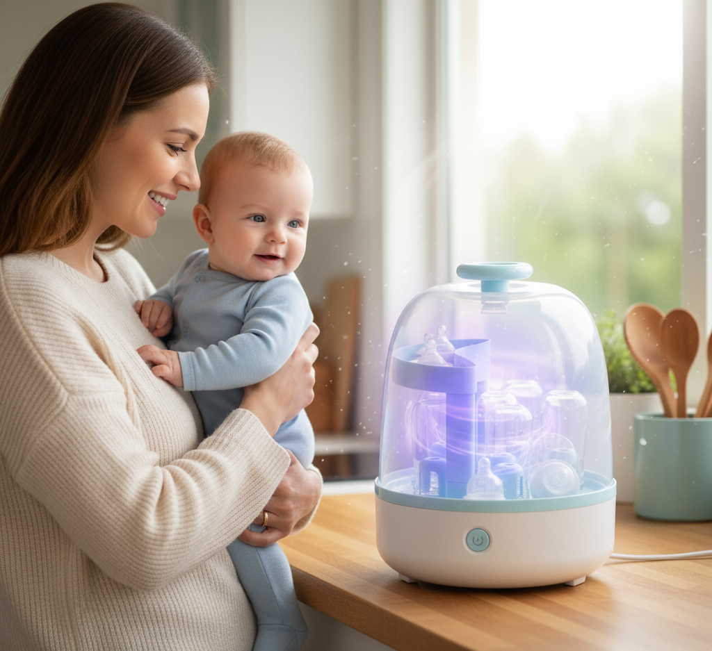 Stérilisateur Biberon Électrique puissant et compact