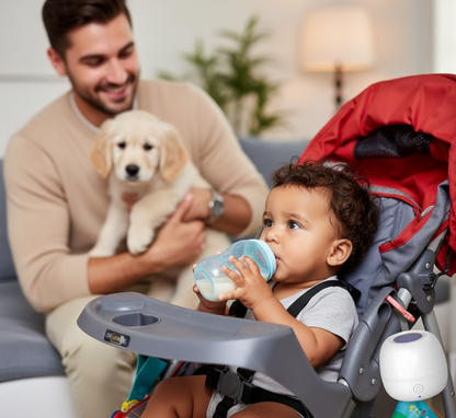 Stérilisateur tétine discret pour les sorties en famille